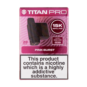 Pink Burst Pro 15K Prefilled Pod + Refill by Titan