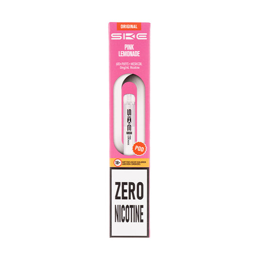 SKE Crystal 600 Pink Lemonade Zero Nicotine Prefilled Pods | Vape Superstore