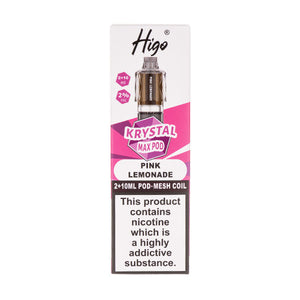 Pink Lemonade Krystal Max Prefilled Pod + Refill by Higo