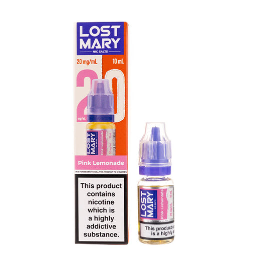 Pink Lemonade Nic Salt E-Liquid by Lost Mary