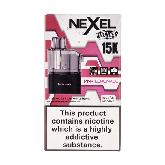 Pink Lemonade Thunder 15k Prefilled Pod + Refill by Nexel