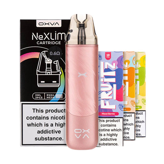 OXVA NeXlim Go Pod Kit Bundle Rose Pink