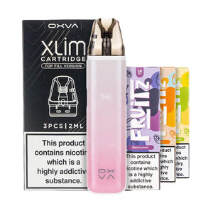 OXVA Xlim Go 2 Pod Kit Bundle Pink Ripple