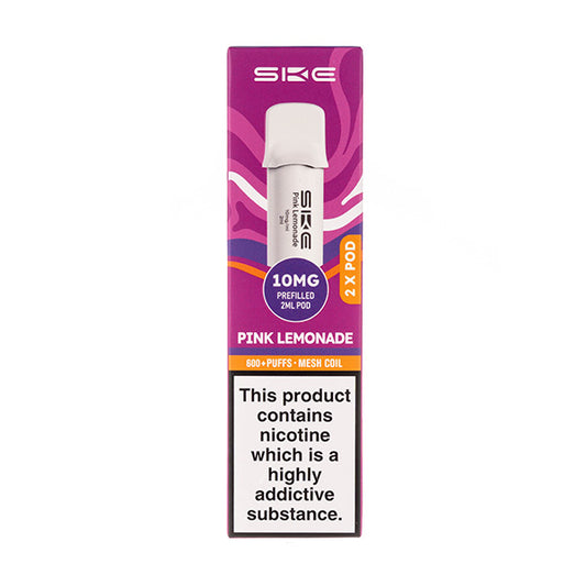 Pink Lemonade Crystal 600 Pro Prefilled Pods by SKE - 10mg