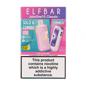 Elf Bar JoinOne15 Prefilled Pod Kit - Pink Lemonade