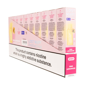 Lost Mary BM600 Prefilled Pods - 2PK [Box of 10] - Pink Lemonade