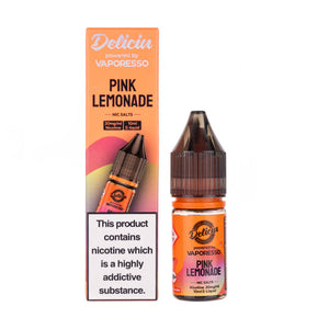 Pink Lemonade Nic Salt E-Liquid by Deliciu V2