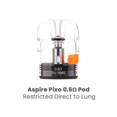 Refillable 0.6ohm Pixo Pod Included
