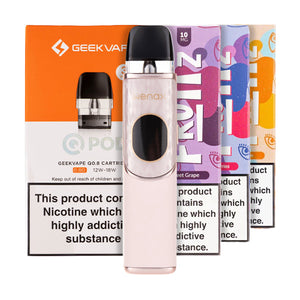 Geek Vape Wenax Q2 Pod Kit Bundle Powder Pink