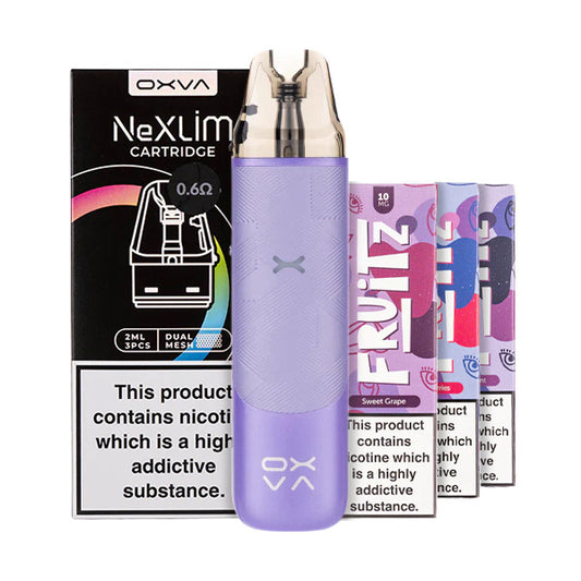 OXVA NeXlim Go Pod Kit Bundle Silky Purple