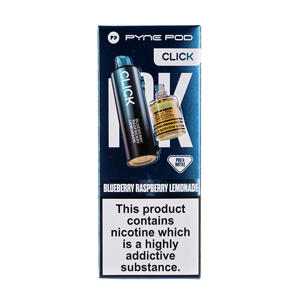 Pyne Pod Click 10000 Blueberry Raspberry Lemonade Pod & Bottle | Vape ...