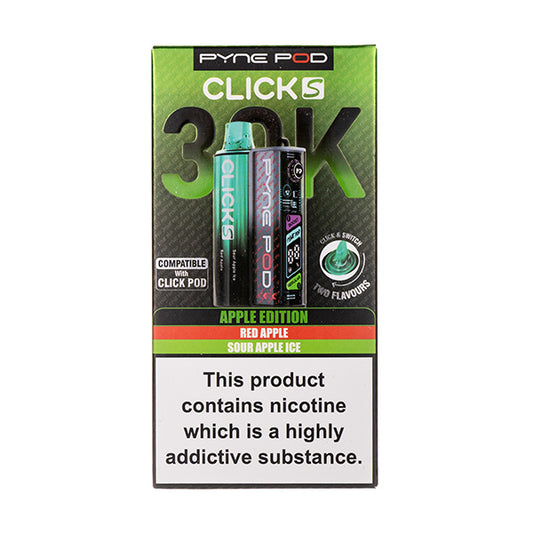 Pyne Pod Click S 30K Prefilled Pod Kit - Apple Edition