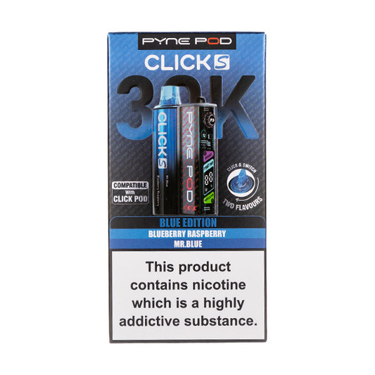 Pyne Pod Click S 30K Prefilled Pod Kit - Blue Edition