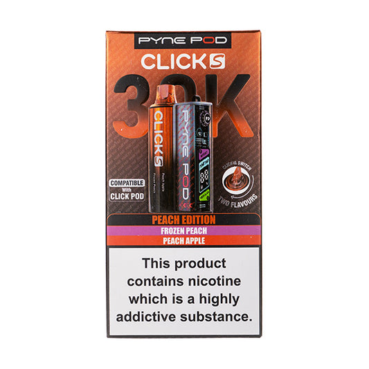 Pyne Pod Click S 30K Prefilled Pod Kit - Peach Edition