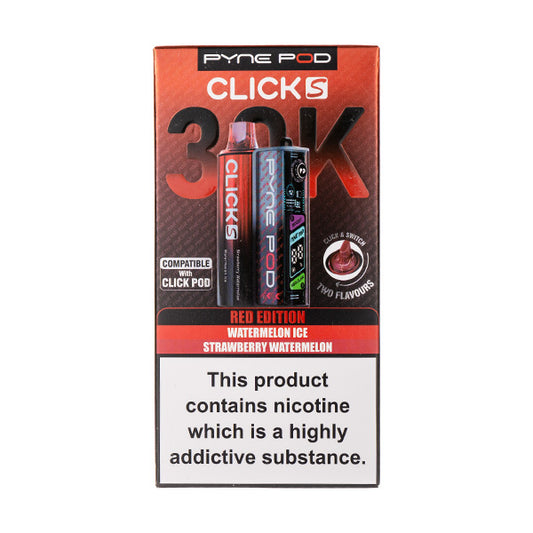 Pyne Pod Click S 30K Prefilled Pod Kit- Red Edition