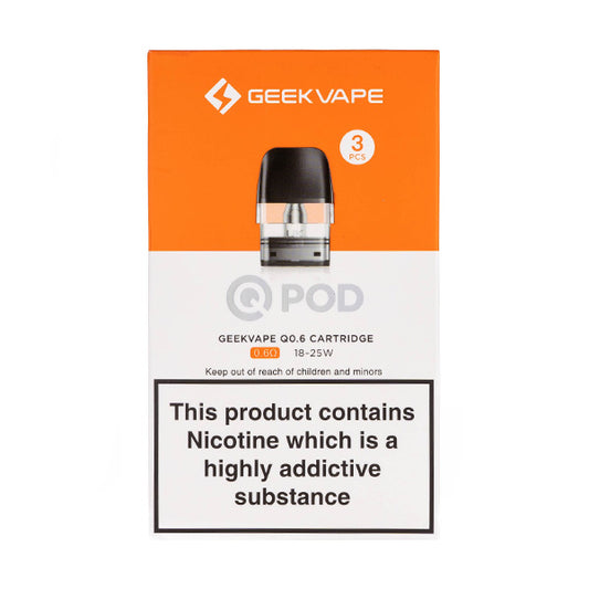 Geek Vape Q Cartridge Replacement Pods - 3 Pack | Vape Superstore Geek Vape Q Cartridge Replacement Pods - 3 Pack | Vape Superstore