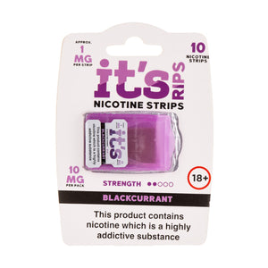 RIPS Blackcurrant Nicotine Strips by It's - 1mg