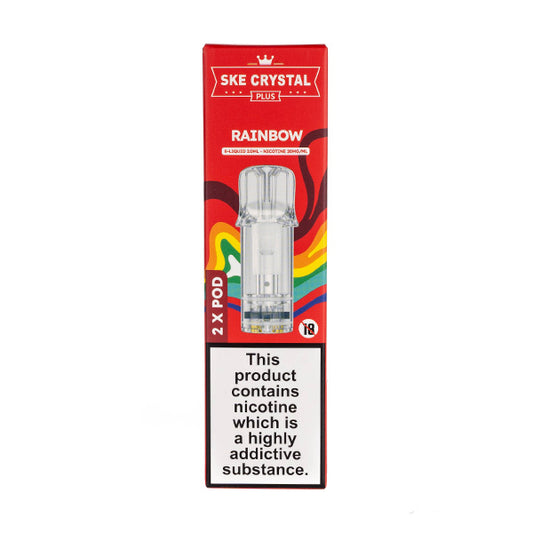 plus pods vape SKE Crystal Plus Fruit Medley (Rainbow) Prefilled Pods