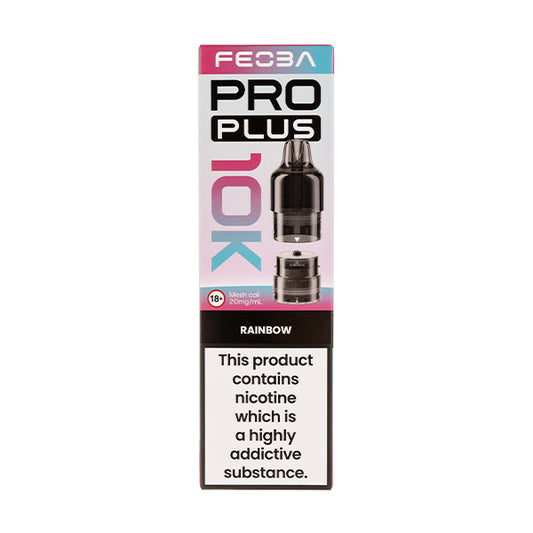 Rainbow Plus 10K Prefilled Pod + Refill by Feoba