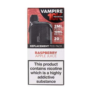 Raspberry Apple Juice 10K Prefilled Pod + Refill by Vampire Vape