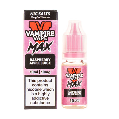 Raspberry Apple Juice Nic Salt E-Liquid by Vampire Vape Max