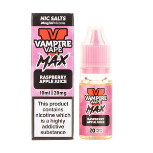 Raspberry Apple Juice Nic Salt E-Liquid by Vampire Vape Max - 20mg