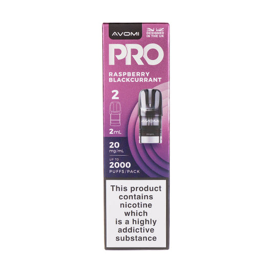 Raspberry Blackcurrant Pro Prefilled Pods by Avomi