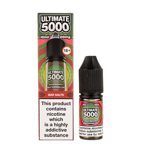 Raspberry Watermelon Nic Salt E-Liquid by Ultimate 5000 Bar Salt