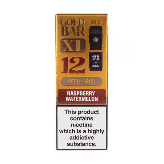 Raspberry Watermelon XL Prefilled Pod + Refill by Gold Bar