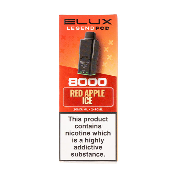 Elux Red Apple Ice Legend 8000 Prefilled Pod + Refill by Elux — image 1 of 1