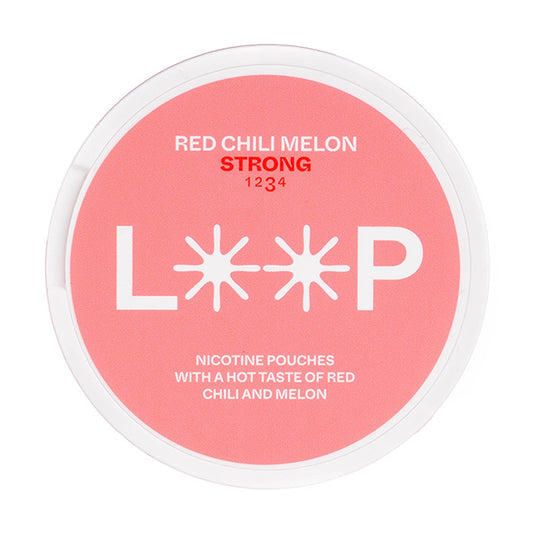 Red Chili Melon Strong Nicotine Pouches by Loop