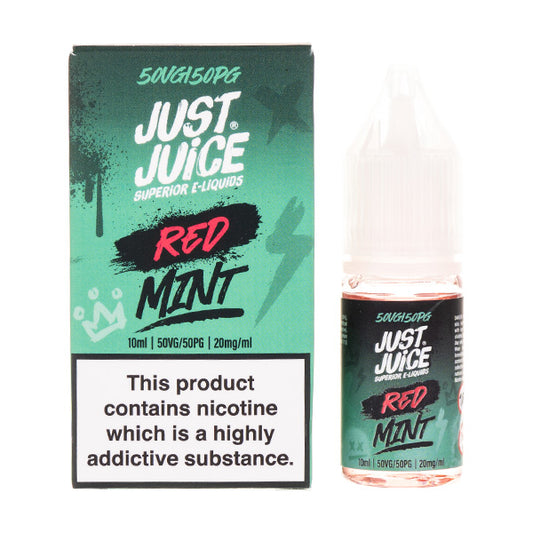 Red Mint Nic Salt E-Liquid by Just Juice