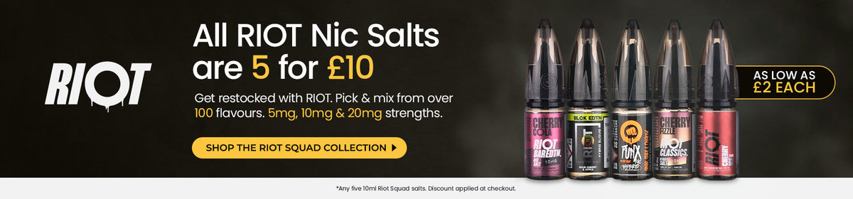 Shop all Riot Squad 5 for £10 nic salts