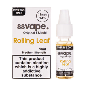 Rolling Leaf 50/50 E-Liquid by 88Vape