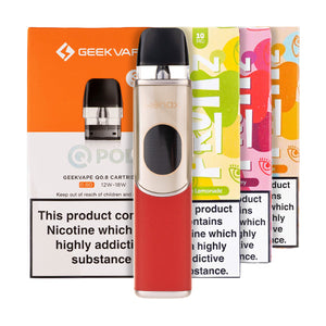 Geek Vape Wenax Q2 Pod Kit Bundle Ruby Amber