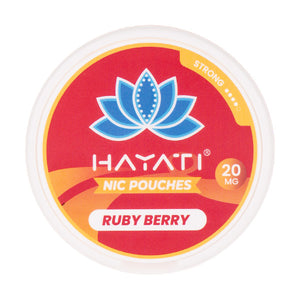 Ruby Berry Nicotine Pouches by Hayati 20mg
