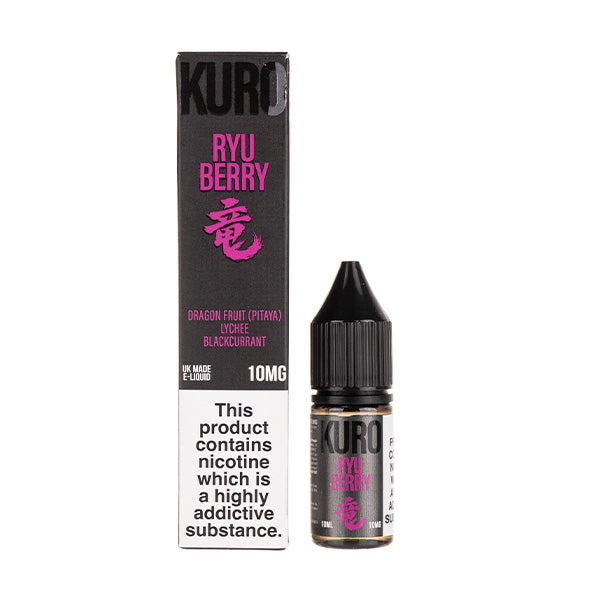 Kuro Ryu Berry Nicotine Salt E-Liquid by Kuro — image 1 of 1