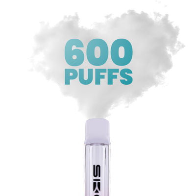 600 Puffs Of SKE Flavours