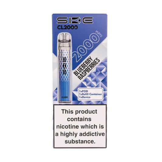SKE CL2000 Prefilled Pod Kit - Blueberry Raspberries