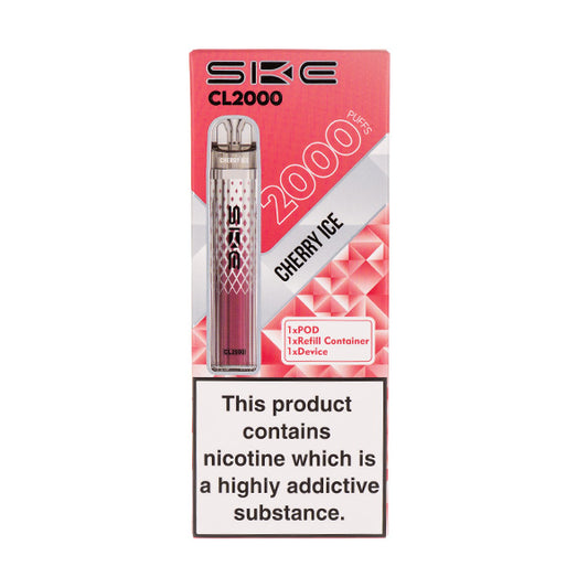 SKE CL2000 Prefilled Pod Kit - SKE CL2000 Prefilled Pod Kit - Cherry Ice