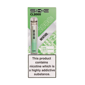 SKE CL2000 Prefilled Pod Kit - Menthol