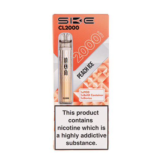 SKE CL2000 Prefilled Pod Kit - Peach Ice