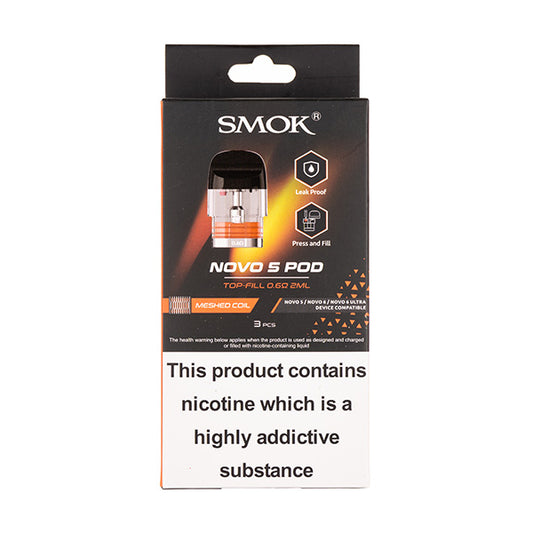 SMOK Novo 5 Replacement Pods - 0.6ohm
