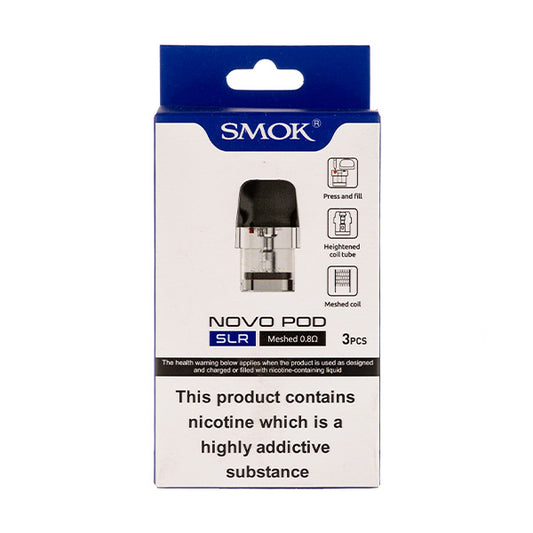SMOK Novo (SLR 2.0) Replacement Pods - 0.8ohms