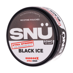 Black Ice (Extra Strong) Nicotine Pouches by SNÜ
