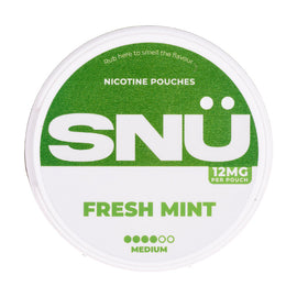 Fresh Mint Nicotine Pouches by SNÜ - 12mg