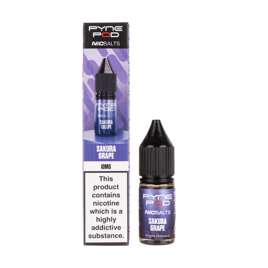 Sakura Grape Nic Salt E-Liquid by Pyne Pod