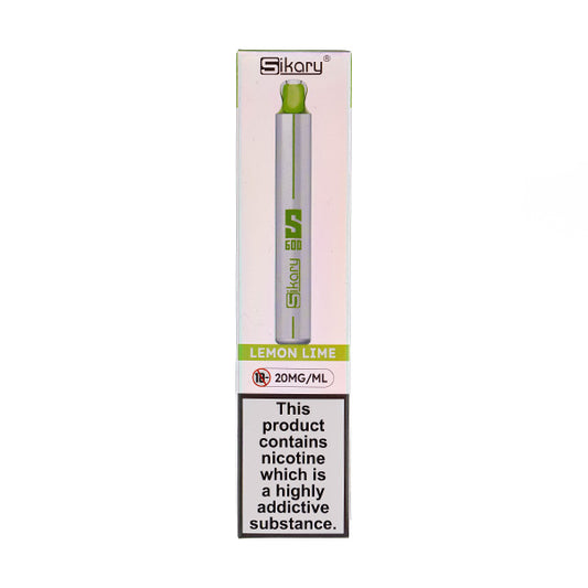 Sikary S600 Disposable Vape Device - Lemon Lime Flavour in a 20mg Nicotine Strength