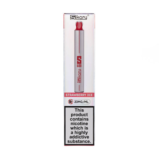 Sikary S600 Disposable Vape Device - Strawberry Ice Flavour in a 20mg Nicotine Strength