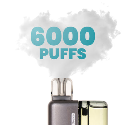 Up to 6,000 puffs